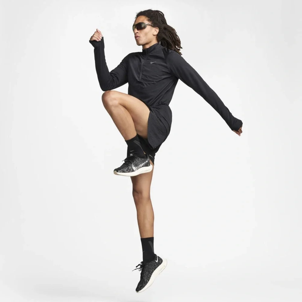 Nike Run Division Men's Dri-FIT 1/2-Zip black Running Top jacket FZ0620-010